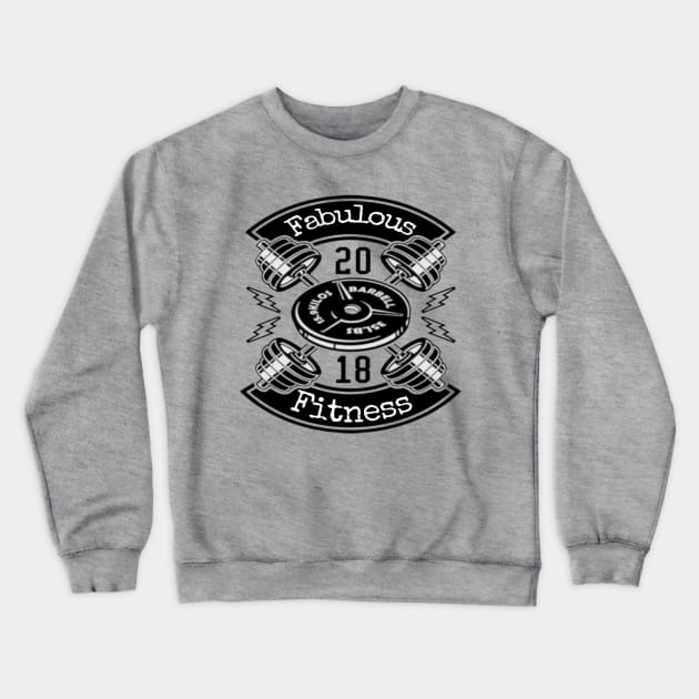 Fabulous Fitness Weights Crewneck Sweatshirt by The Fabulous KiKi Roberts 